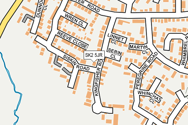 SK2 5JR map - OS OpenMap – Local (Ordnance Survey)