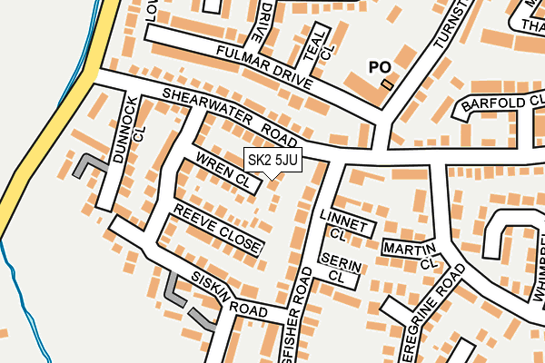 SK2 5JU map - OS OpenMap – Local (Ordnance Survey)