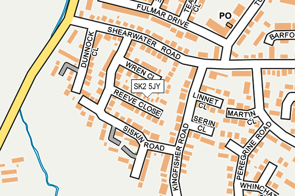 SK2 5JY map - OS OpenMap – Local (Ordnance Survey)