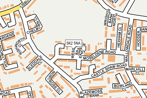 SK2 5NA map - OS OpenMap – Local (Ordnance Survey)