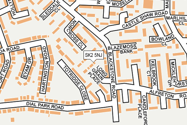 SK2 5NJ map - OS OpenMap – Local (Ordnance Survey)