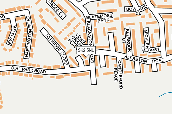SK2 5NL map - OS OpenMap – Local (Ordnance Survey)