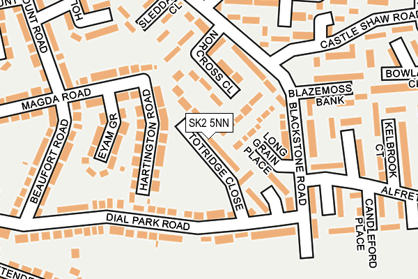 SK2 5NN map - OS OpenMap – Local (Ordnance Survey)