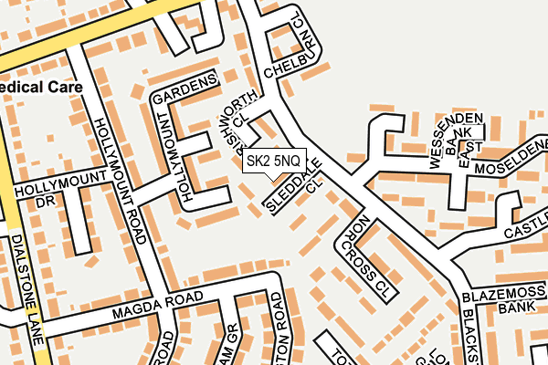 SK2 5NQ map - OS OpenMap – Local (Ordnance Survey)