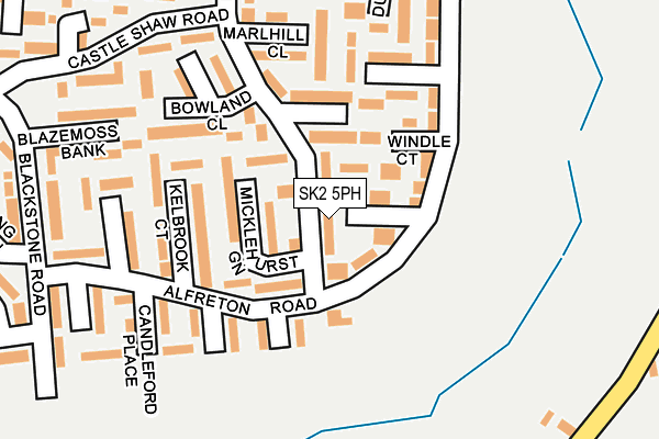 SK2 5PH map - OS OpenMap – Local (Ordnance Survey)