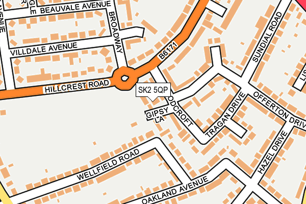 SK2 5QP map - OS OpenMap – Local (Ordnance Survey)