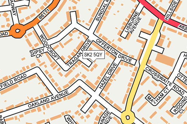 SK2 5QY map - OS OpenMap – Local (Ordnance Survey)