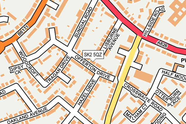 SK2 5QZ map - OS OpenMap – Local (Ordnance Survey)