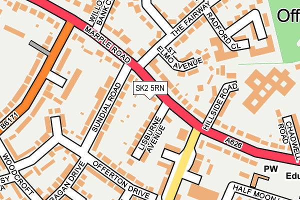 SK2 5RN map - OS OpenMap – Local (Ordnance Survey)