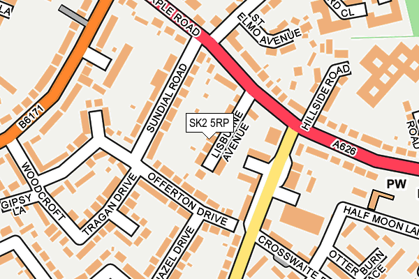 SK2 5RP map - OS OpenMap – Local (Ordnance Survey)