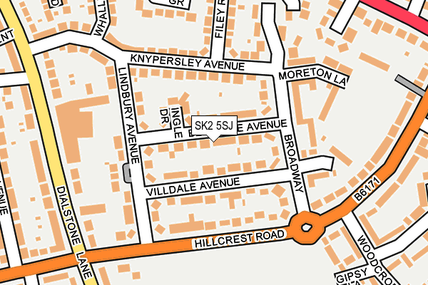 SK2 5SJ map - OS OpenMap – Local (Ordnance Survey)