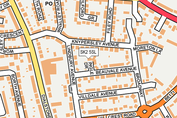 SK2 5SL map - OS OpenMap – Local (Ordnance Survey)