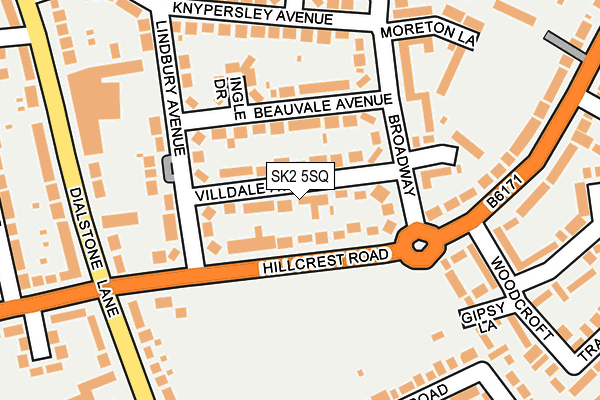SK2 5SQ map - OS OpenMap – Local (Ordnance Survey)