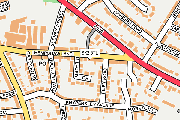 SK2 5TL map - OS OpenMap – Local (Ordnance Survey)