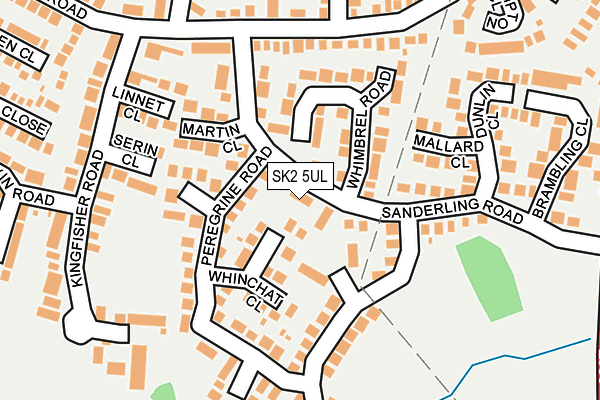 SK2 5UL map - OS OpenMap – Local (Ordnance Survey)