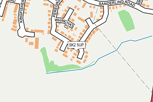 SK2 5UP map - OS OpenMap – Local (Ordnance Survey)