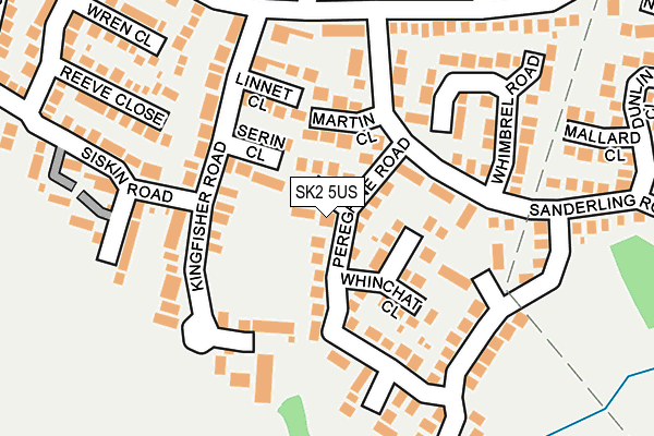 SK2 5US map - OS OpenMap – Local (Ordnance Survey)