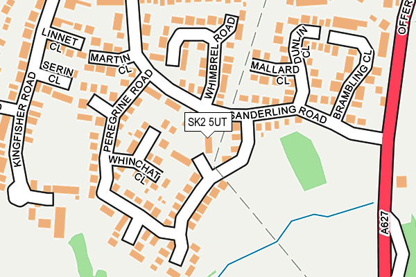 SK2 5UT map - OS OpenMap – Local (Ordnance Survey)