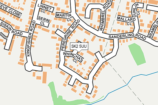 SK2 5UU map - OS OpenMap – Local (Ordnance Survey)
