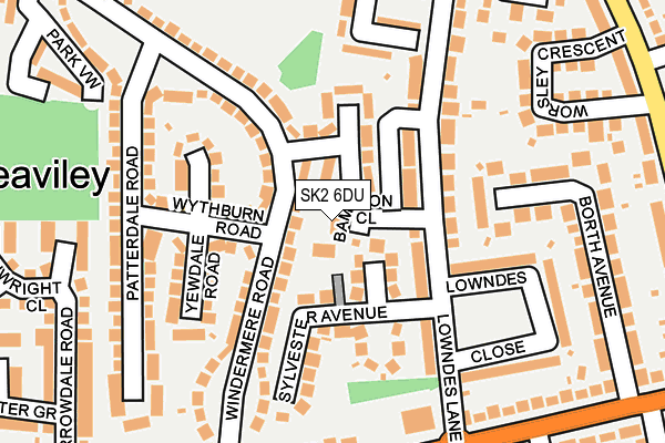 SK2 6DU map - OS OpenMap – Local (Ordnance Survey)