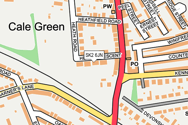 SK2 6JN map - OS OpenMap – Local (Ordnance Survey)