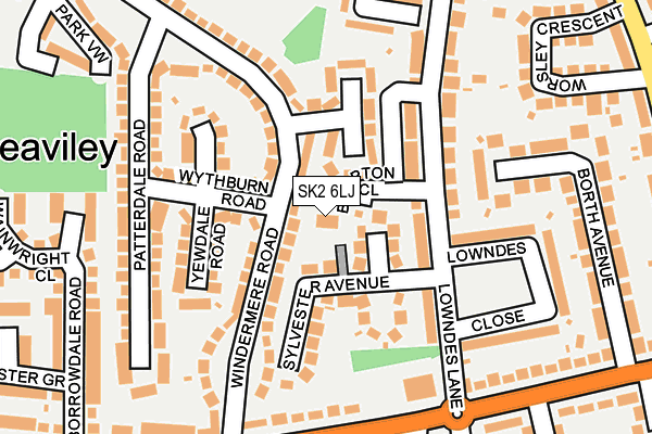 SK2 6LJ map - OS OpenMap – Local (Ordnance Survey)