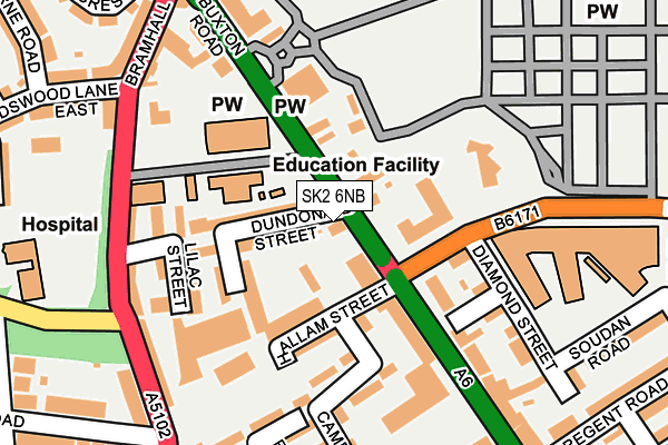 Map of THE FOSTERING TEAM LIMITED at local scale