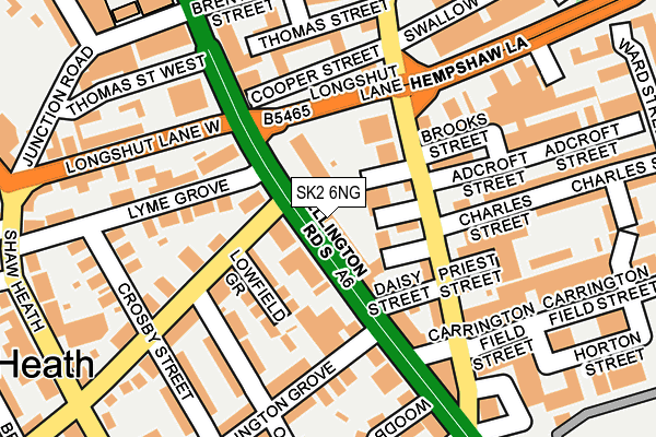 SK2 6NG map - OS OpenMap – Local (Ordnance Survey)