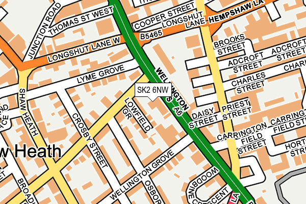 SK2 6NW map - OS OpenMap – Local (Ordnance Survey)