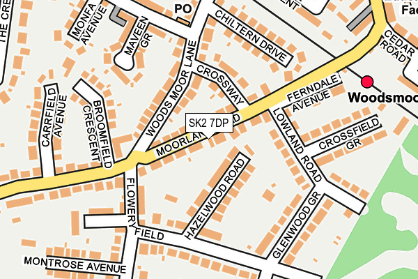 SK2 7DP map - OS OpenMap – Local (Ordnance Survey)