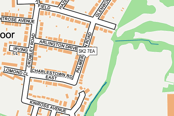 SK2 7EA map - OS OpenMap – Local (Ordnance Survey)