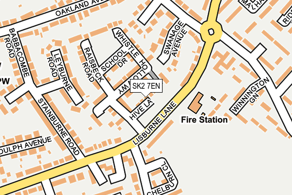 SK2 7EN map - OS OpenMap – Local (Ordnance Survey)