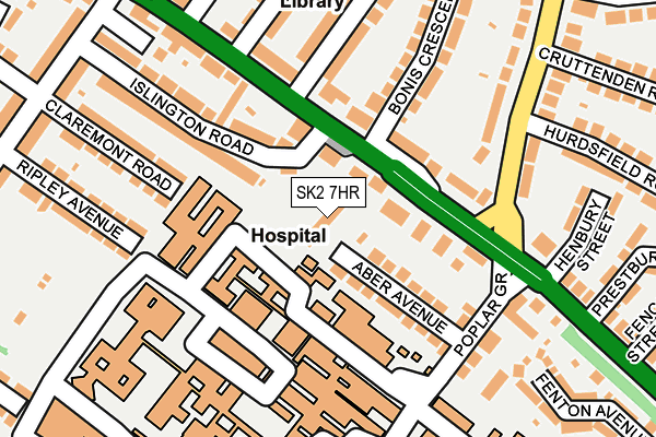 SK2 7HR map - OS OpenMap – Local (Ordnance Survey)