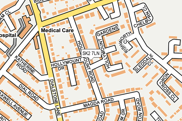 SK2 7LN map - OS OpenMap – Local (Ordnance Survey)