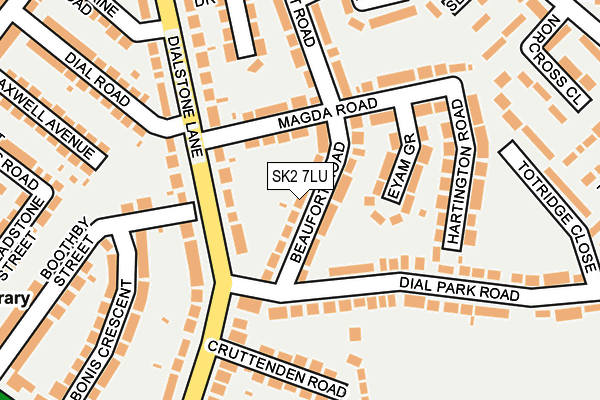 SK2 7LU map - OS OpenMap – Local (Ordnance Survey)