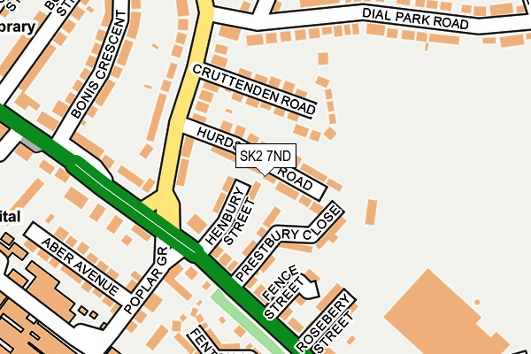 SK2 7ND map - OS OpenMap – Local (Ordnance Survey)