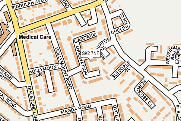 SK2 7NF map - OS OpenMap – Local (Ordnance Survey)