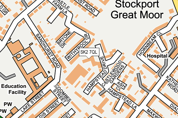 SK2 7QL map - OS OpenMap – Local (Ordnance Survey)