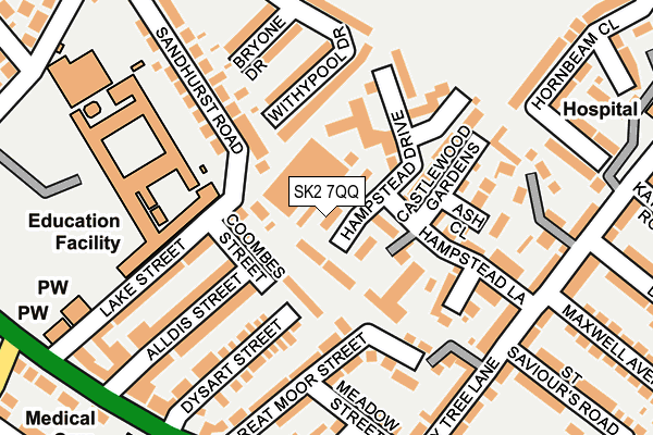 SK2 7QQ map - OS OpenMap – Local (Ordnance Survey)