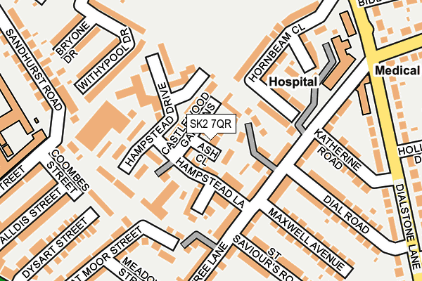 SK2 7QR map - OS OpenMap – Local (Ordnance Survey)