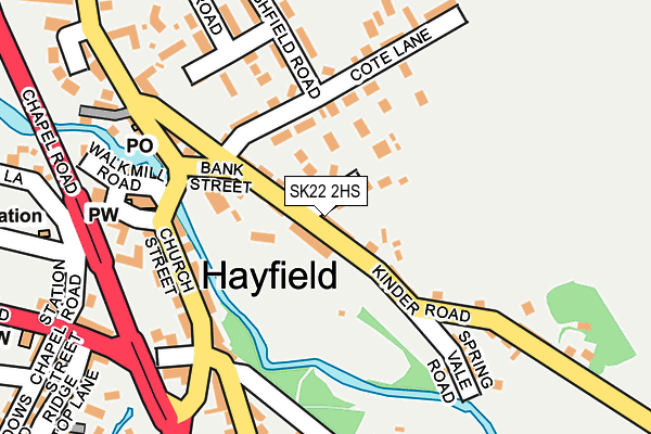 Map of ROSIE LEE HAYFIELD LIMITED at local scale