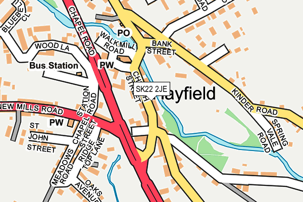 Map of TAKING THE LEAD HAYFIELD LTD at local scale