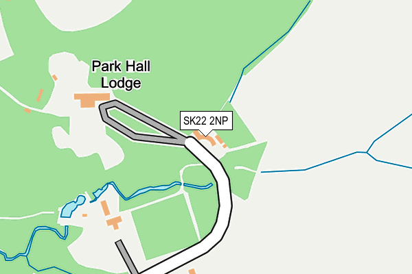 SK22 2NP map - OS OpenMap – Local (Ordnance Survey)