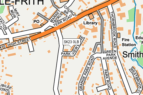 Map of FINGS LTD at local scale