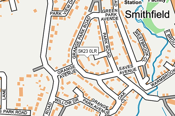 SK23 0LR map - OS OpenMap – Local (Ordnance Survey)