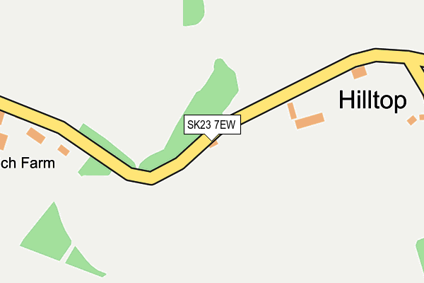 Map of HILLTOP LIMITED at local scale