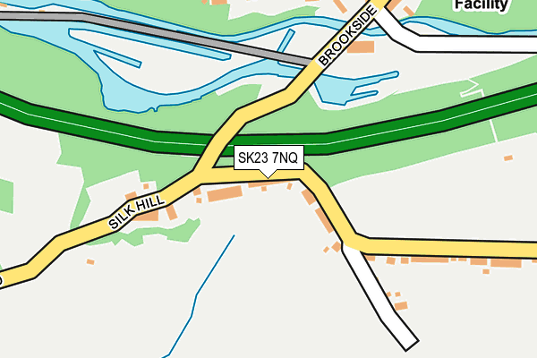 SK23 7NQ map - OS OpenMap – Local (Ordnance Survey)