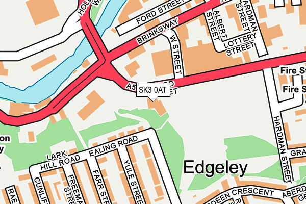 SK3 0AT map - OS OpenMap – Local (Ordnance Survey)