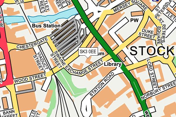 SK3 0EE map - OS OpenMap – Local (Ordnance Survey)