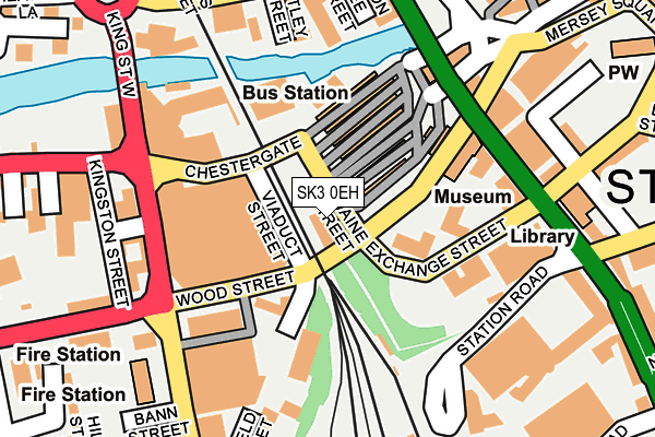 SK3 0EH map - OS OpenMap – Local (Ordnance Survey)